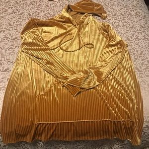 Like New Gold ribbed hoody